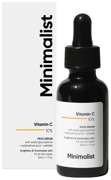 Minimalist 10% Vitamin C Face Serum | Brightens Skin