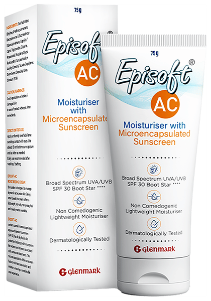 Episoft AC Moisturiser with Microencapsulated Sunscreen SPF 30
