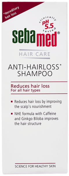 Sebamed Anti-Hairloss Shampoo with Caffeine & Ginko Biloba for Hair Care | For All Hair Types