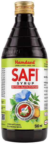 Hamdard Safi Natural Blood Purifier Syrup | For Natural Glowing Skin & Stomach Care