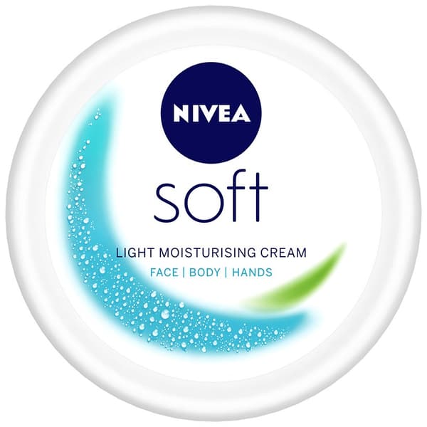 Nivea Soft Light Moisturiser for Face, Body & Hands | Quick Absorbing Face Care Product for All Skin Types