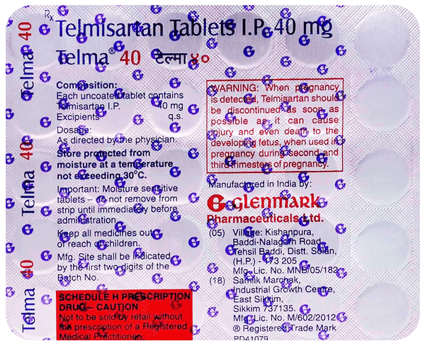 Telma 40 Tablet