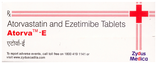 Atorva E 10mg/10mg Tablet