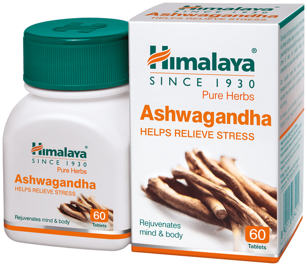 Himalaya Wellness Himalaya Ashwagandha Tablet | Stress Relief Supplement | Rejuvenates Mind & Body